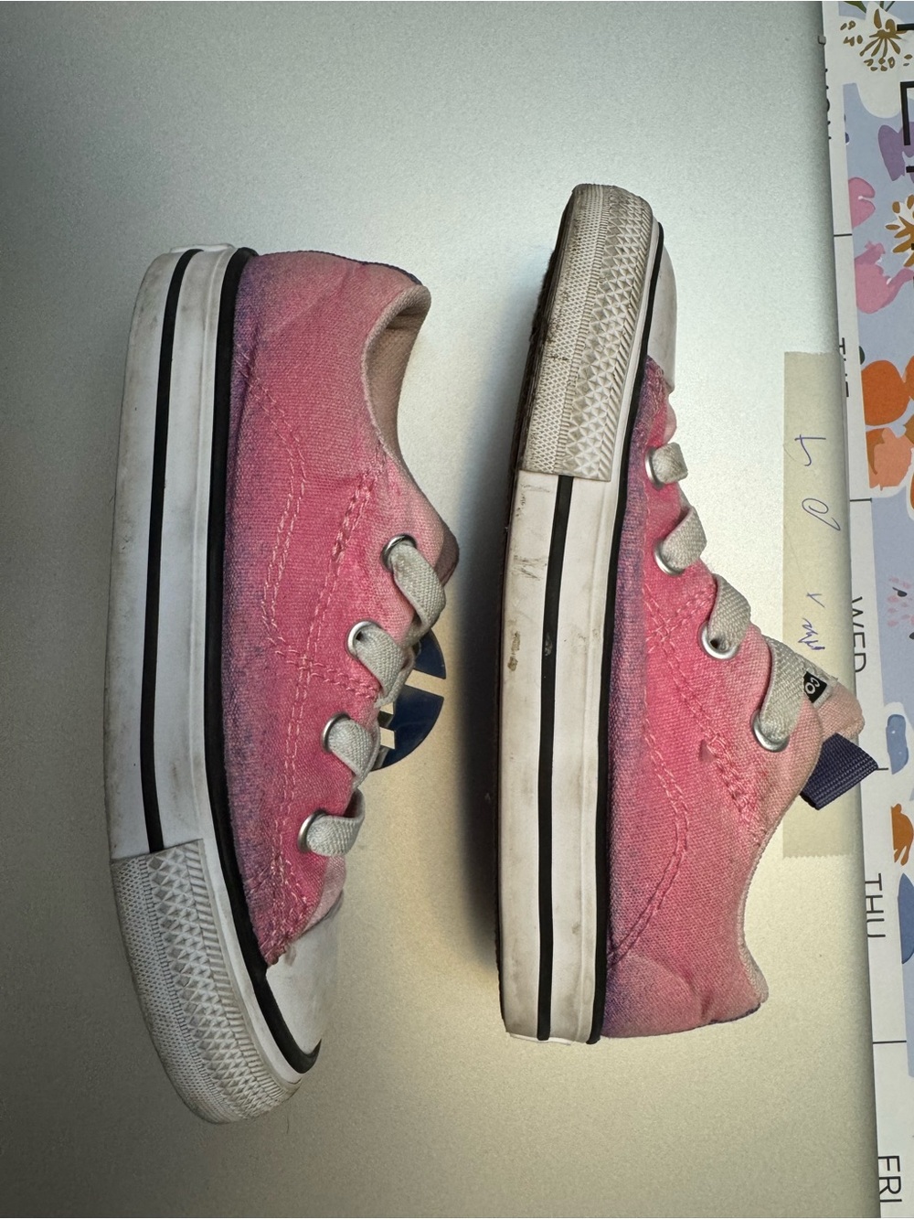 Converse Chuck Taylor All Star Street Pink Ombre Kids Sneakers A04346F Size 9 - Picture 5 of 9